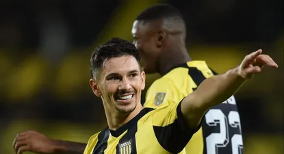 Maxi Silvera anotó tres goles para Peñarol ante Caracas