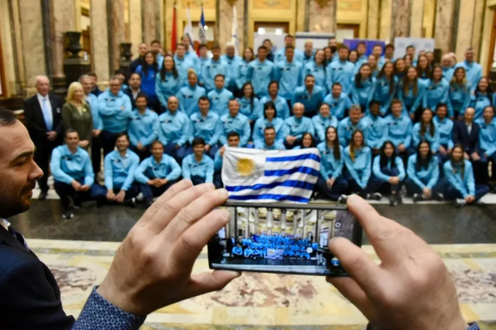 La delegación uruguaya para los Panamericanos