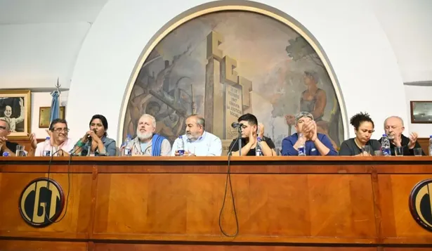 El acto de la CGT y la UTEP