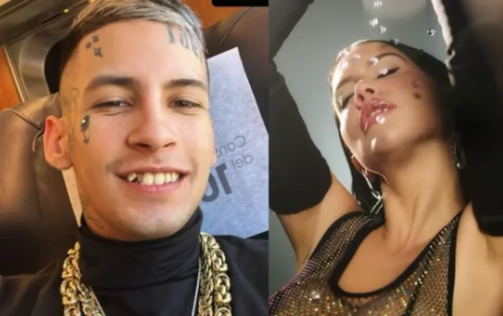 L-Gante y Wanda Nara