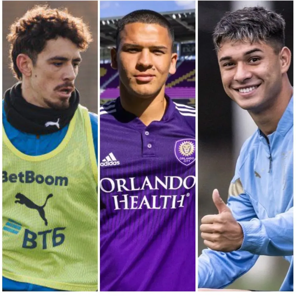 Nicolás Marichal, César Araújo y Mateo Ponte