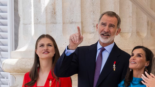El rey de España, Felipe VI en los festejos por los 10 años de reinado