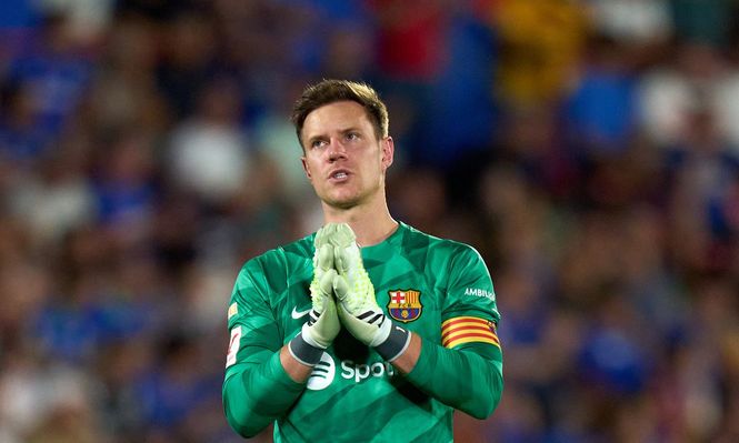 El arquero alemán Marc-André ter Stegen.