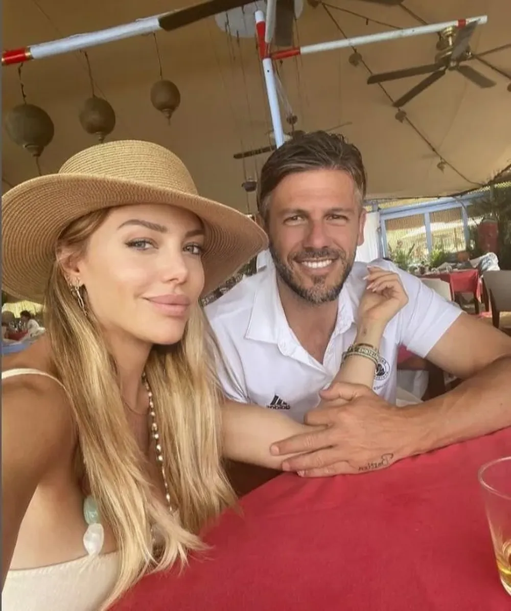 Martín Demichelis y Evangelina Anderson