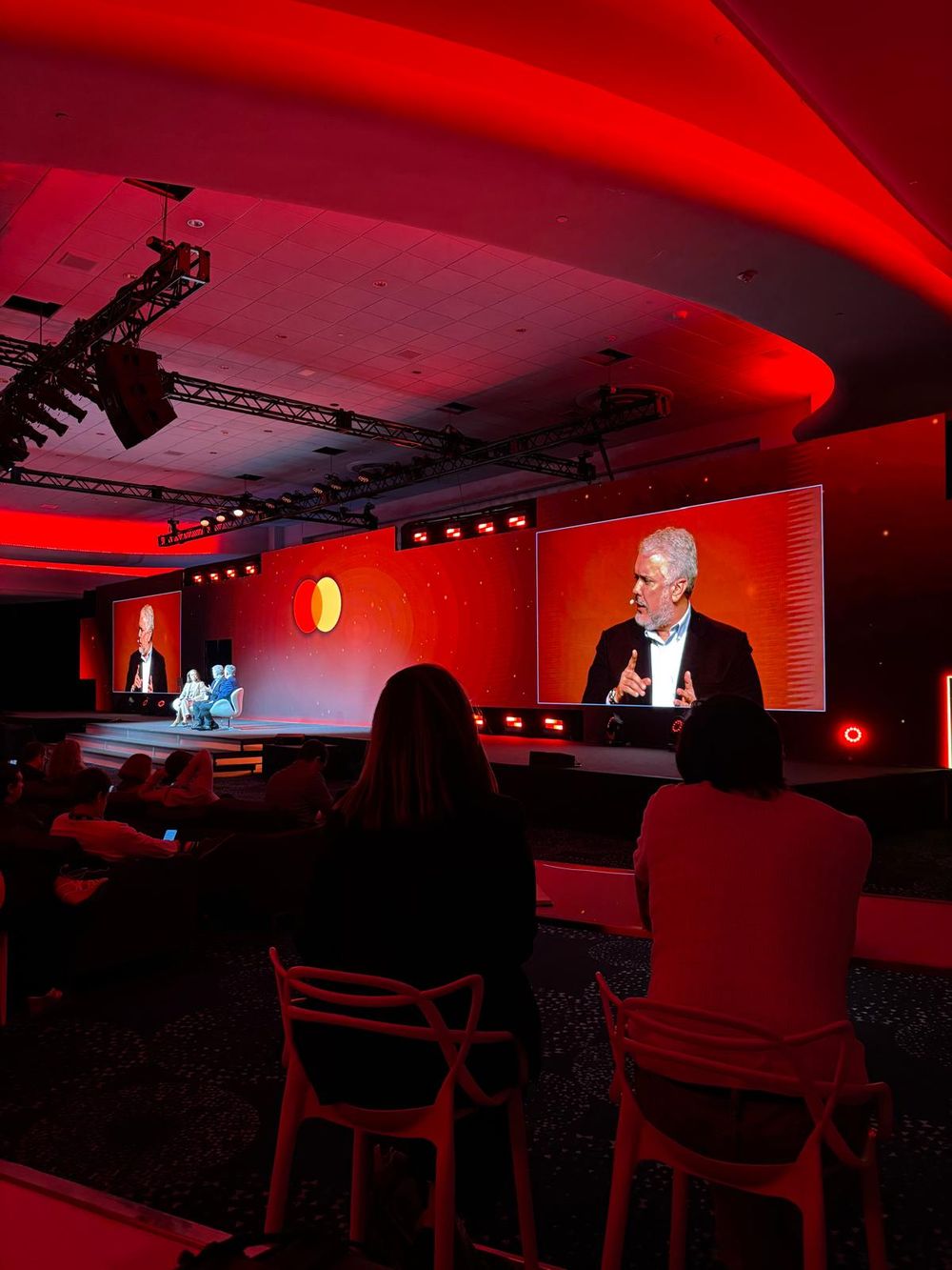 Iván Duque durante el evento en Miami Iván Duque durante el evento en Miami