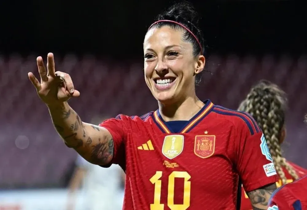 Jenni Hermoso, campeona mundial con la Selección Española de Fútbol.