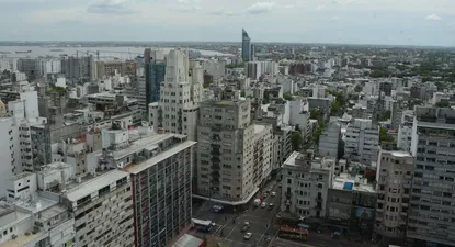 Vista de Montevideo.