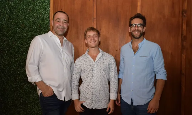 Enrique Quinteros, Sebastian Asaravicius y Matias Rybak