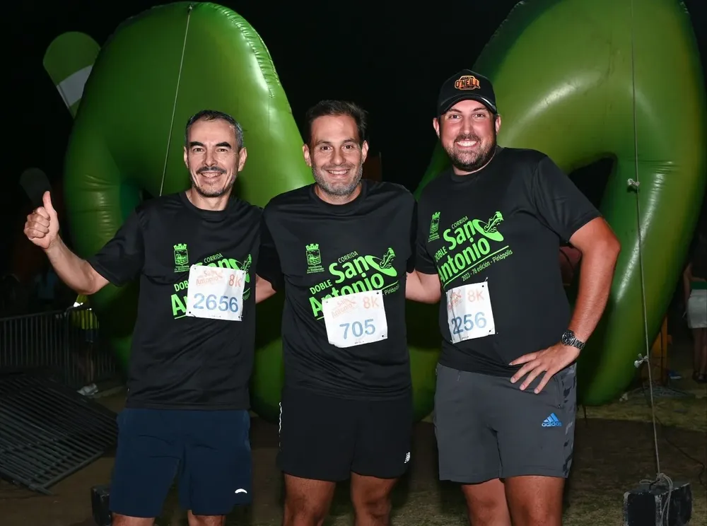 Luis Sosa, Fabricio De León y Hugo Baduño