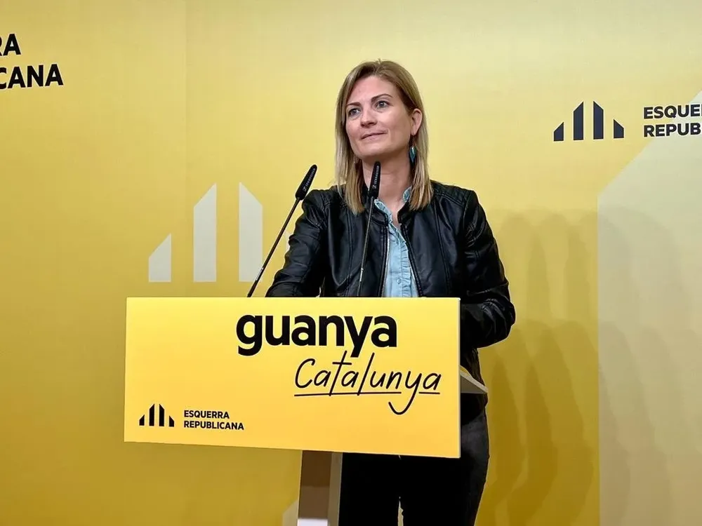 La portavoz de ERC, Raquel Sans.