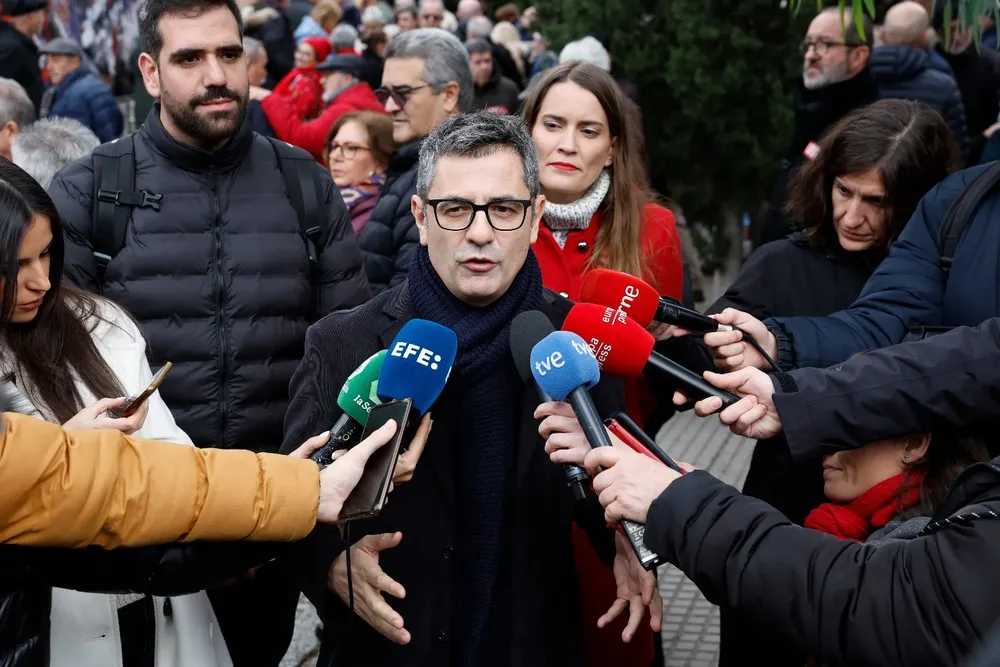 El ministro de la Presidencia, Justicia y Relaciones con las Cortes, Félix Bolaños.