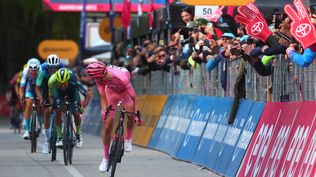 Tadej Pogacar en el Giro de Italia    