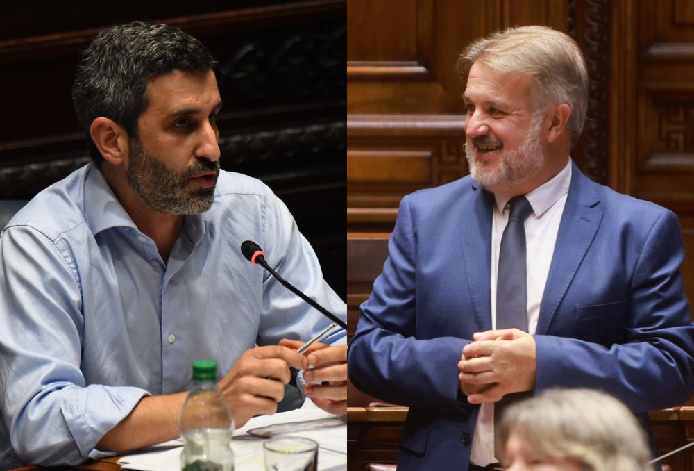 Daniel Caggiani y Gabriel Gianoli