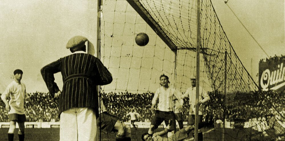 El gol de Onzari a Mazali en 1924