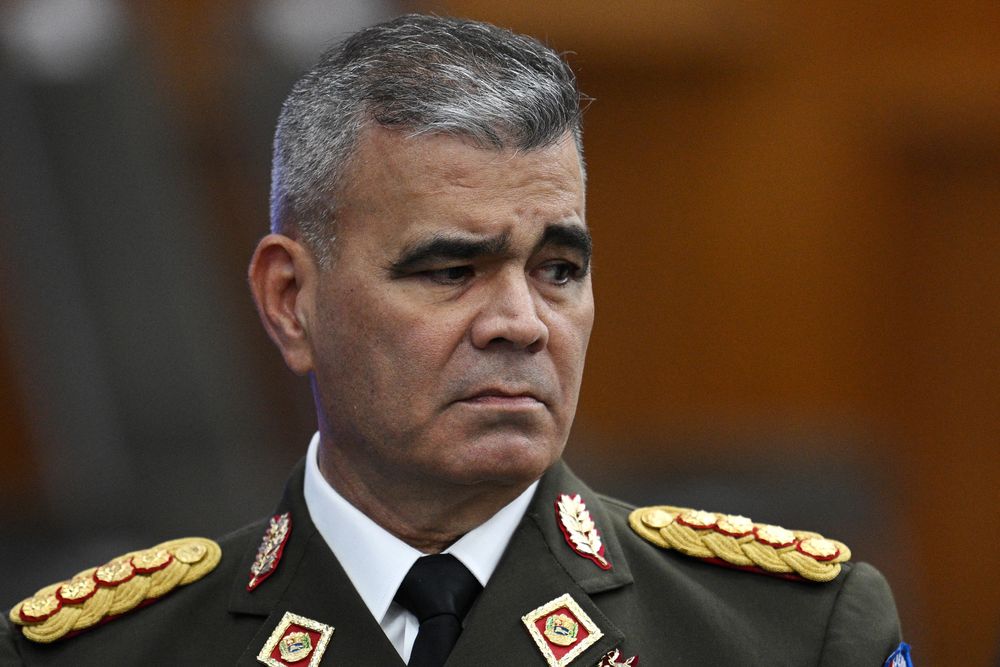 El ministro de Defensa de Maduro, Vladimir Padrino López.