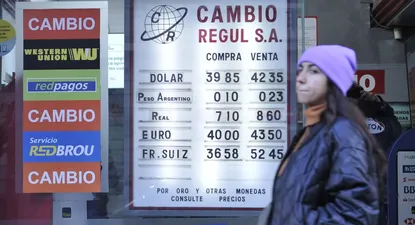 Pizarra de cambio. (Archivo)