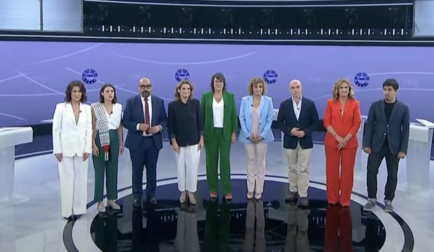 Los candidatos españoes a las elecciones europeas en el debate de RTVE
