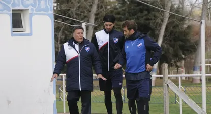 Abreu, con el Profesor Moreno e Iván Alonso