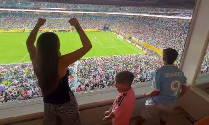 Le emoción de la familia de Luis Suárez&nbsp;