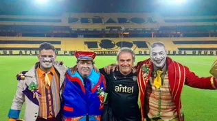 Camilo Abella, el Canario Villalba, Carlos Abella y Pinocho Routin