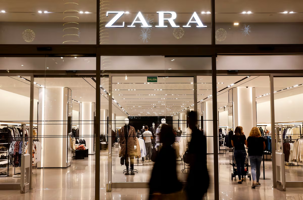 Tienda de Zara, marca insignia de Inditex.