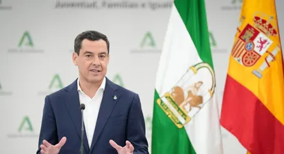 El presidente de la Junta de Andalucía, Juanma Moreno.
