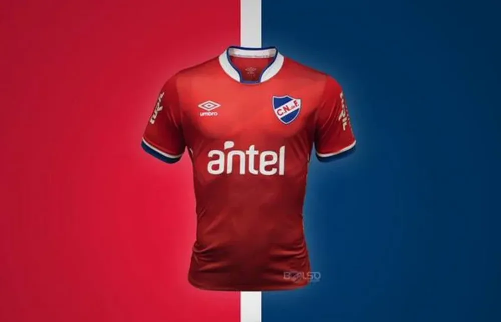 La nueva camiseta roja de Nacional