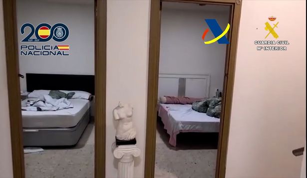 Uno de los lugares de cautiverio donde&nbsp; explotaban a las mujeres.