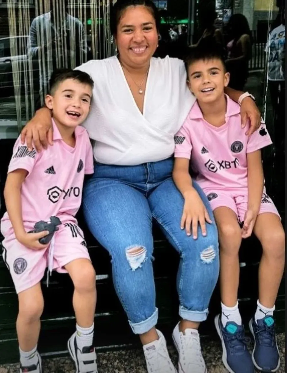 Luciano y Lautaro, los dos hijos de José María Giménez, ya tienen el equipo entero de Inter Miami de Lionel Messi
