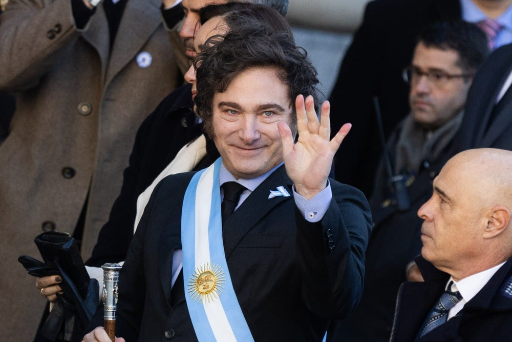 El presidente argentino, Javier Milei