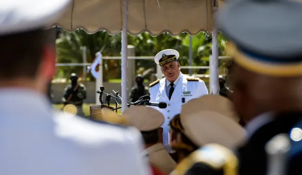 Jorge Wilson, comandante en jefe de la Armada. Archivo