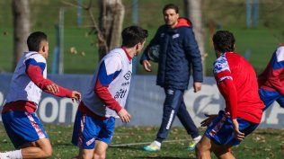 Entrenamiento de Nacional con Rafael García