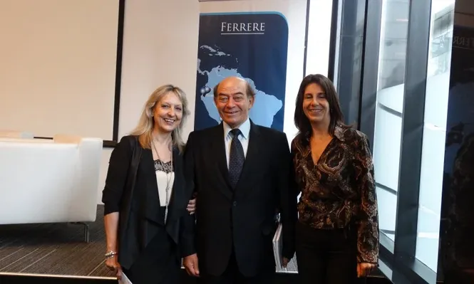 Cristina Vázquez, León Lev y Cristina Vignone