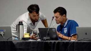 Sergio Pérez y Diego Scotti