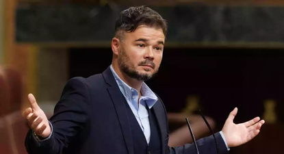 Gabriel Rufián, portavoz de ERC en el Congreso.