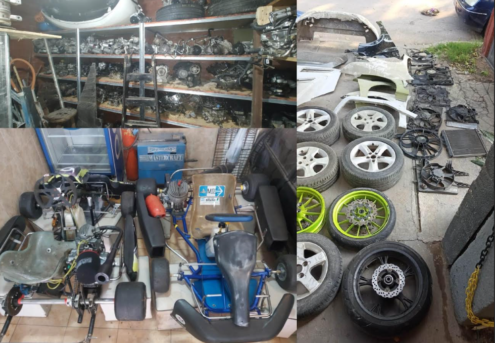 Desbaratan la red de Pepinucho: 29 allanamientos, autos robados y un arsenal de autopartes