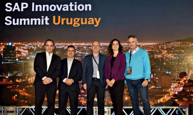 Leandro Estanga, Fernándo Armengaris, Leomas Goldoni, Claudia Boeri y Jorge Rama