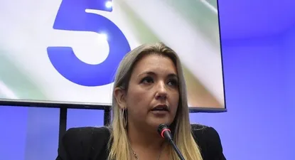 La candidata a la vicepresidencia por el Partido Nacional, Valeria Ripoll