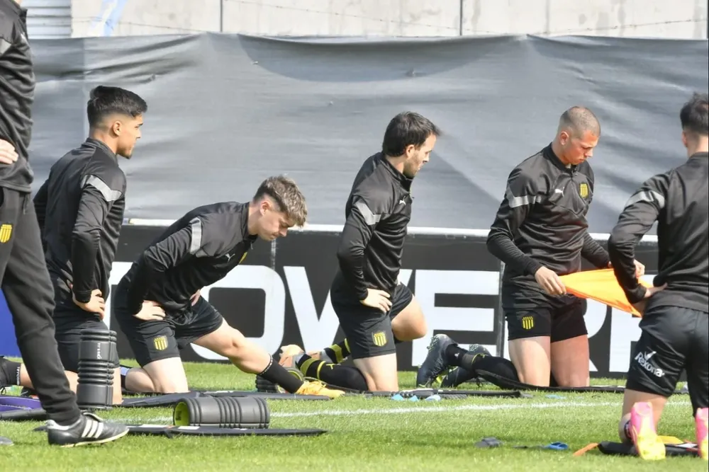 Calentamiento previo al partido