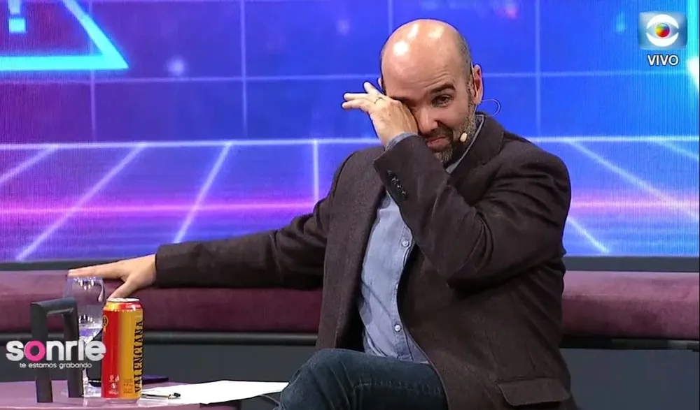 Iñaki Abadie se emocionó en el final de temporada de Sonríe