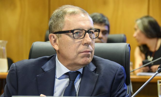 Gabriel Oddone, ministro de Economía, en el Parlamento. Archivo