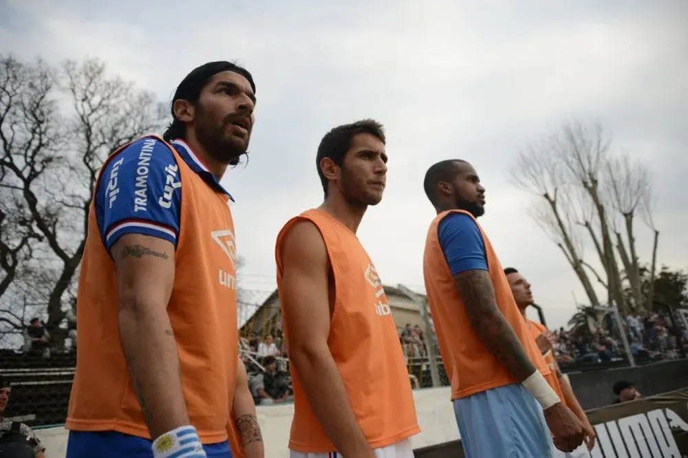 Abreu, Gorga, Mejía y Otormín en el Parque Viera