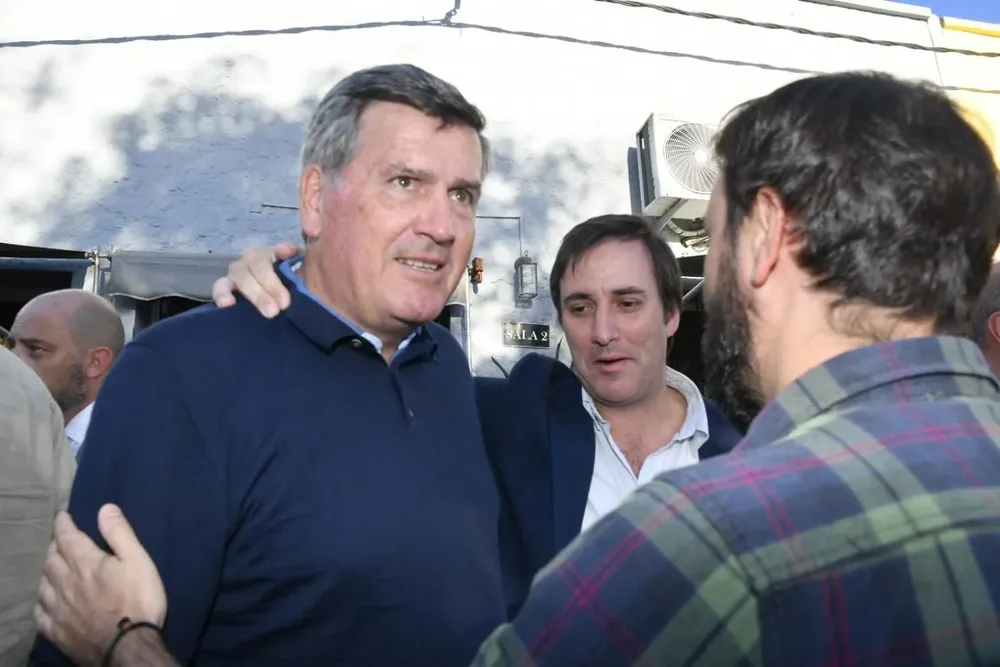 Pedro Bordaberry y Conrado Rodríguez en San Bautista