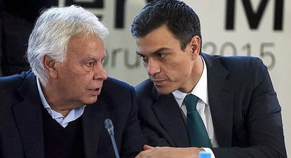 Felipe González y Pedro Sánchez