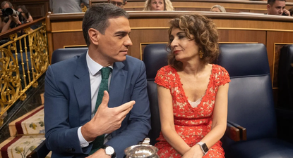 Pedro Sánchez y María Jesús Montero