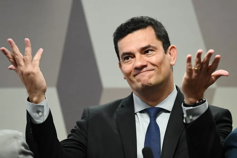 Ministro de Justicia y juez del caso Lava Jato, Sergio Moro.