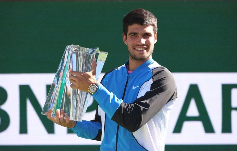 Alcaraz, bicampeón de Indian Wells.
