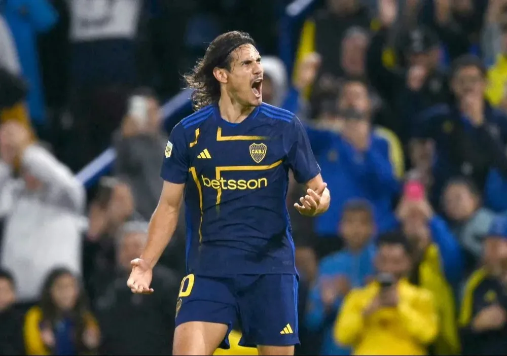 Edinson Cavani, delantero de Boca Juniors