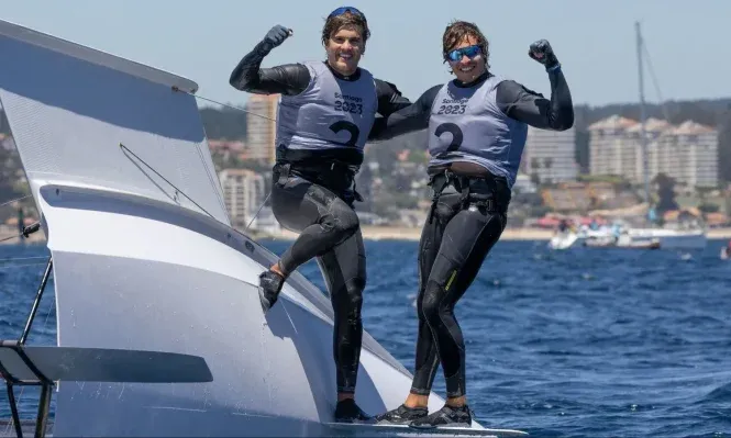 Umpierre y Diz viajaron este martes desde Montevideo a Marsella, sede de la vela en los Juegos Olímpicos 2024