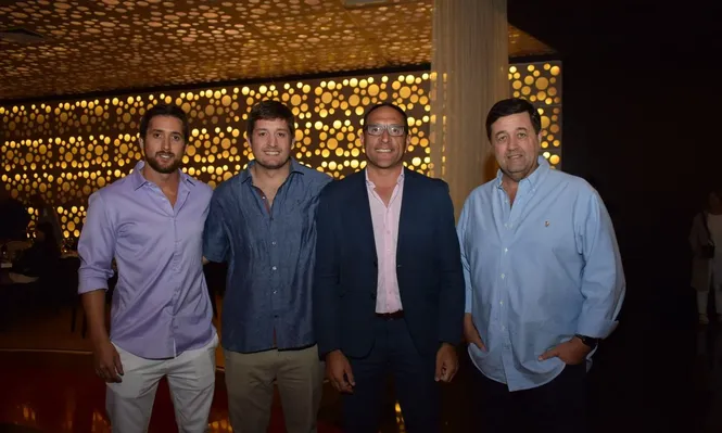 Nino y Santiago Deicas, Darvry Amaro y Fernándo Deicas